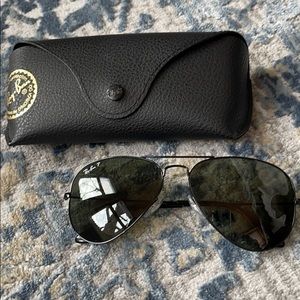 Ray Ban Aviator Large Metal (polarized) - black